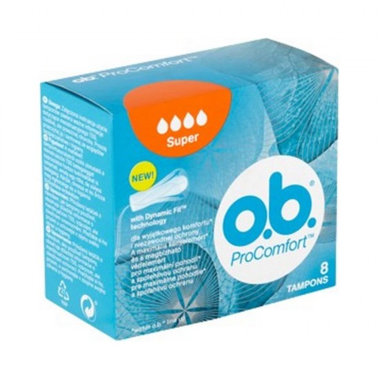 OB PROCOMFORT TAMPON SUPER 8DB