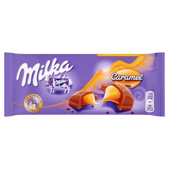 MILKA CARAMEL TEJCSOKI 100G