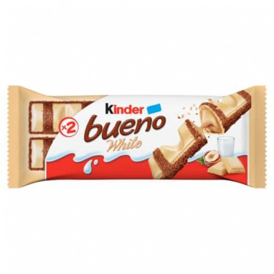 KINDER BUENO FEHÉRCSOKIS 39G KINDER BUENO FEHÉRCSOKIS 39G