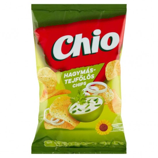 CHIO CHIPS HAGYMÁS-TEJFÖLÖS 60G CHIO CHIPS HAGYMÁS-TEJFÖLÖS 60G