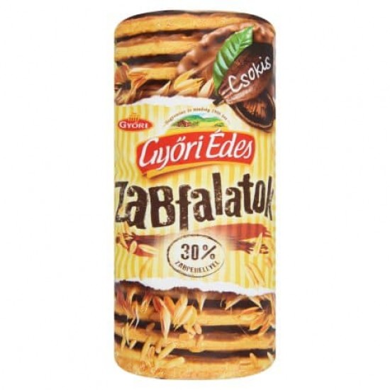 GYŐRI ÉDES ZABFALATOK CSOKIS 215G GYŐRI ÉDES ZABFALATOK CSOKIS 215G