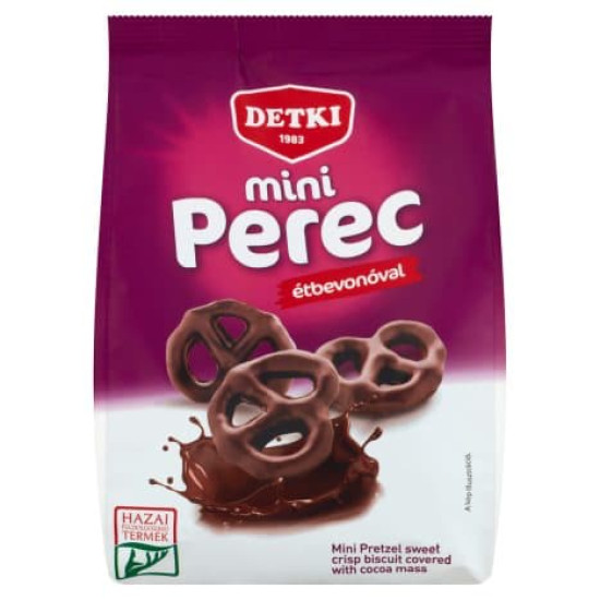 DETKI MINI PEREC KAKAÓS ÉTBEVONÓ MASSZÁBA MÁRTVA 160G DETKI MINI PEREC KAKAÓS ÉTBEVONÓ MASSZÁBA MÁRTVA 160G