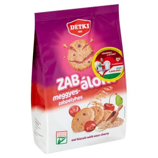 DETKI ZAB-ÁLOM MEGGYES ZABPELYHES KEKSZ 150G DETKI ZAB-ÁLOM MEGGYES ZABPELYHES KEKSZ 150G