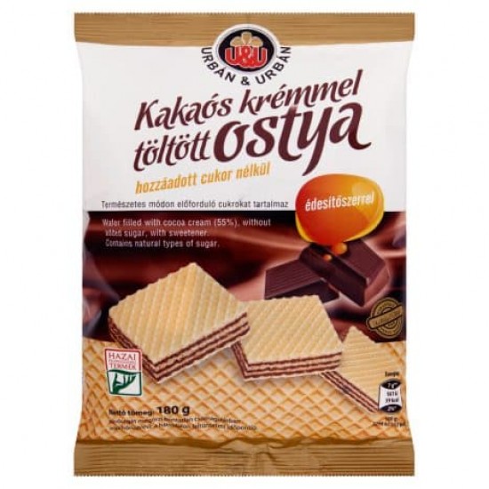 URBÁN OSTYA KAKAÓS ÉDESÍTŐSZERREL 180G URBÁN OSTYA KAKAÓS ÉDESÍTŐSZERREL 180G