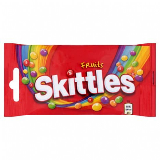 SKITTLES FRUIT GYÜMÖLCSÍZÚ CUKORKA 38G