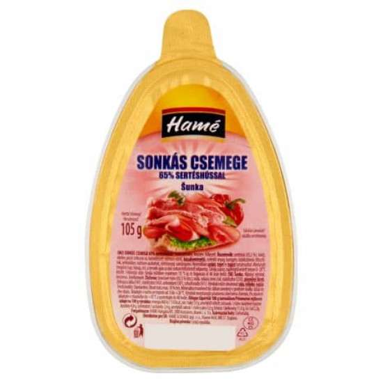 HAMÉ SONKÁS CSEMEGE 105G HAMÉ SONKÁS CSEMEGE 105G