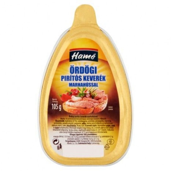 HAMÉ ÖRDÖGI PIRÍTÓS KEVERÉK MARHAHÚSSAL 105G