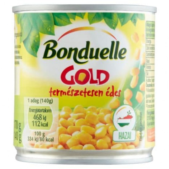 BONDUELLE GOLD CSEMEGEKUKORICA MORZSOLT 340G BONDUELLE GOLD CSEMEGEKUKORICA MORZSOLT 340G