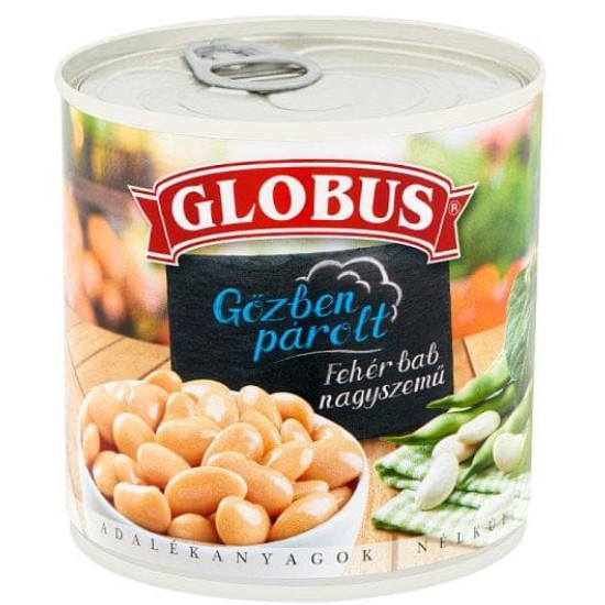 GLOBUS GŐZBEN PÁROLT FEHÉRBAB 326G GLOBUS GŐZBEN PÁROLT FEHÉRBAB 326G