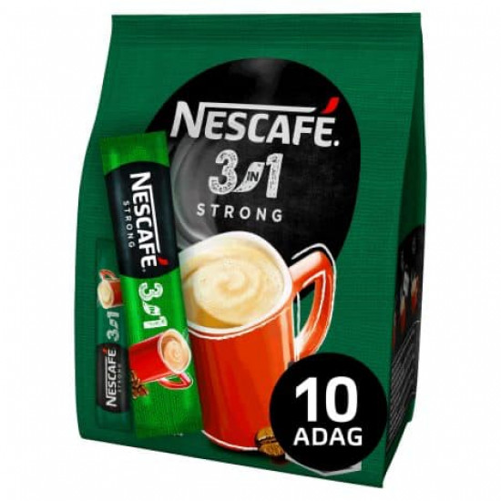 NESCAFÉ INSTANT KÁVÉ 3IN1 STRONG TASAK(10*16g)