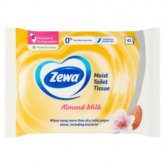 ZEWA NEDVES TOALETTPAPÍR ALMOND MILK 42DB