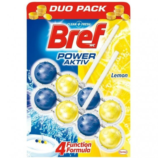 BREF WC ILLATOSÍTÓ POWER AKTÍV LEMON 2X50G