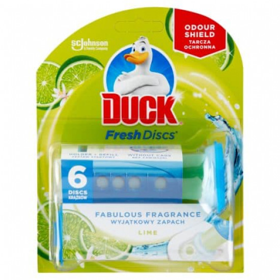 DUCK WC ILLATOSÍTÓ KORONG LIME 36ML
