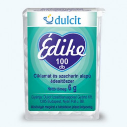 DULCIT ÉDIKE ÉDESÍTŐ TABLETTA CIKLAMÁT ÉS SZACHARIN ALAPÚ 100DB
