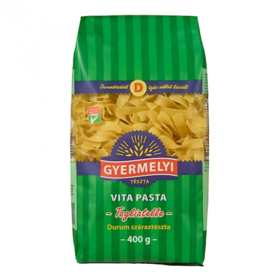 GYERMELYI VITA PASTA TAGLIATELLE DURUM SZÁRAZTÉSZTA 400G