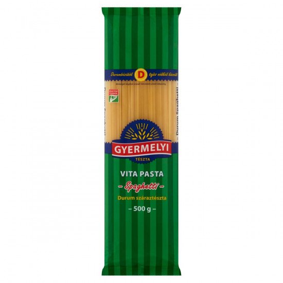 GYERMELYI VITA PASTA SPAGETTI DURUM SZÁRAZTÉSZTA 500 G