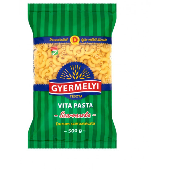 GYERMELYI VITA PASTA SZARVACSKA DURUM SZÁRAZTÉSZTA 500G