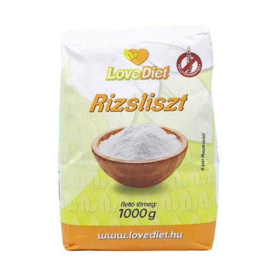 LOVE DIET GLUTÉNMENTES RIZSLISZT 1KG