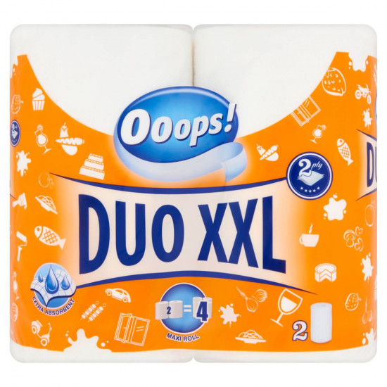 OOOPS! DUO XXL HÁZTARTÁSI PAPÍRTÖRLŐ 2 RÉTEGŰ