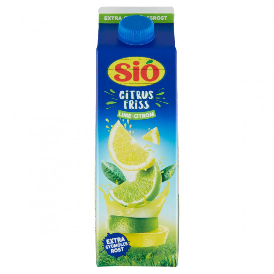 SIÓ CITRUS FRISS LIME-CITROM ITAL GYÜMÖLCSHÚSSAL 1 L
