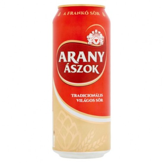 ARANY ÁSZOK VILÁGOS SÖR 4,3% 0,5 L