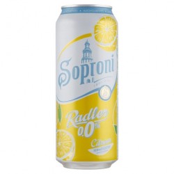SOPRONI RADLER CITROMOS ALKOHOLMENTES SÖRITAL 0,5 L 